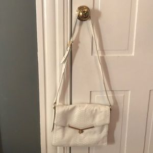Botkier White Snakeskin Crossbody